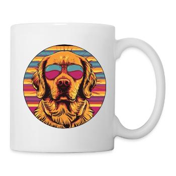 Sun Dog Retro Sunglasses - Mug - white - Right