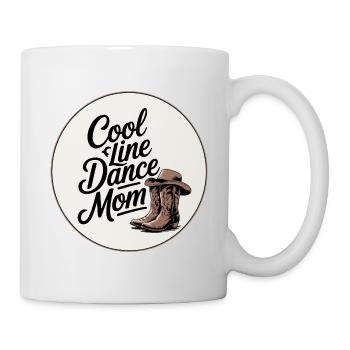Maman de danse en ligne cool - Mug blanc - blanc - Droite