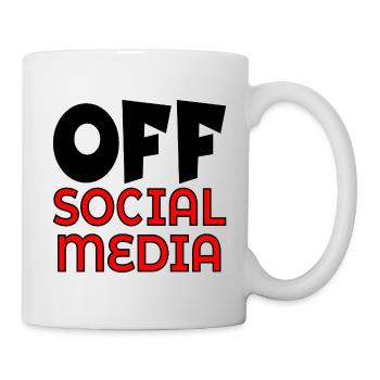 OFF SOCIAL MEDIA - Mug - white - Right