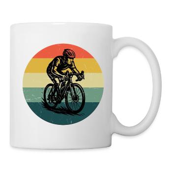 Motif drôle de vélo de route - Mug blanc - blanc - Droite