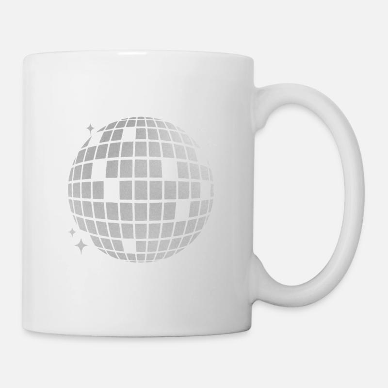 Disco Ball Mosaic Shine - Mug - white