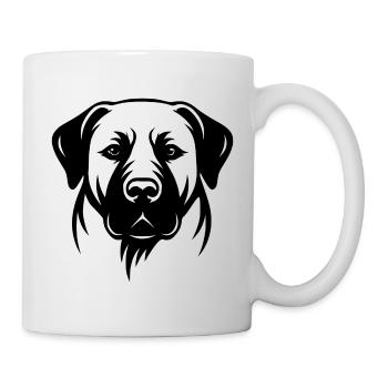 Kangal Anatolischer Schäferhund - Tasse - Weiß - Rechts