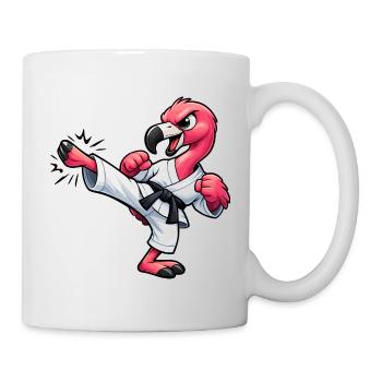 Flamingo Karate Kick Martial Arts Martial Arts - Mug - white - Right