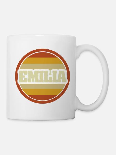 Vorname Emilia - Tasse - Weiß