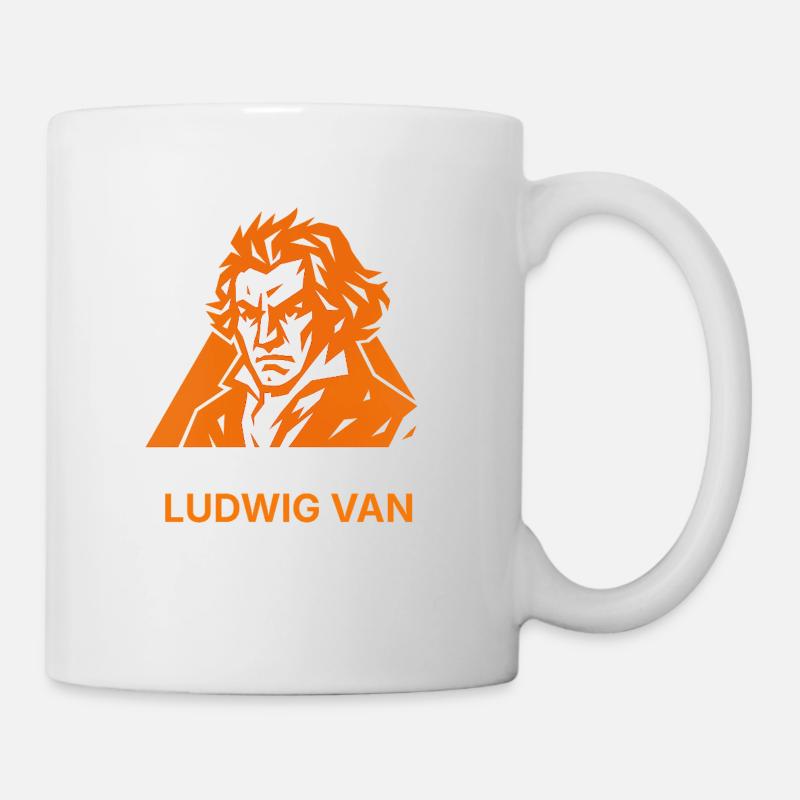 Un peu de l’ancienne camionnette Ludwig - Mug blanc - blanc
