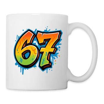 Six Seven Graffity - Mug - white - Right