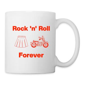 Rock 'n' Roll Forever – Rock & Roll! - Mug - white - Right