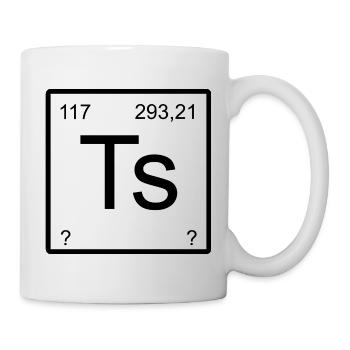 Tenness Ts Symbol Element 117 - Mug - white - Right