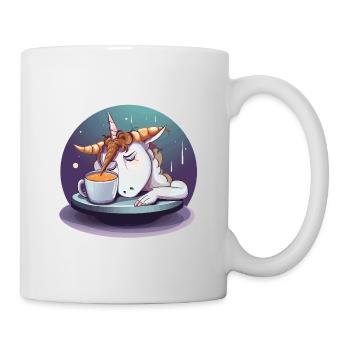 Tired Unicorn Coffee Magic - Mug - white - Right