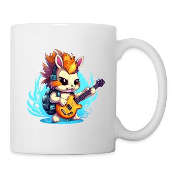 Guitar Hero Hedgehog with Amp - Mug - white - Right