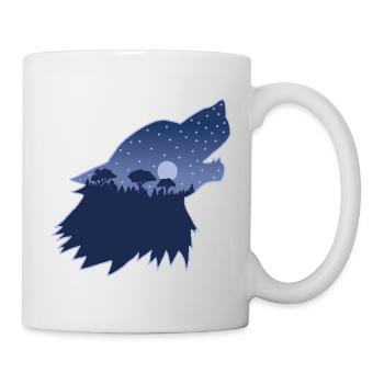 Der Ruf des Waldes - Tasse - Weiß - Rechts