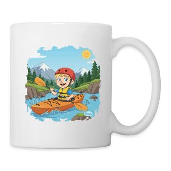 Bouno Adventure on the River - Mug - white - Right