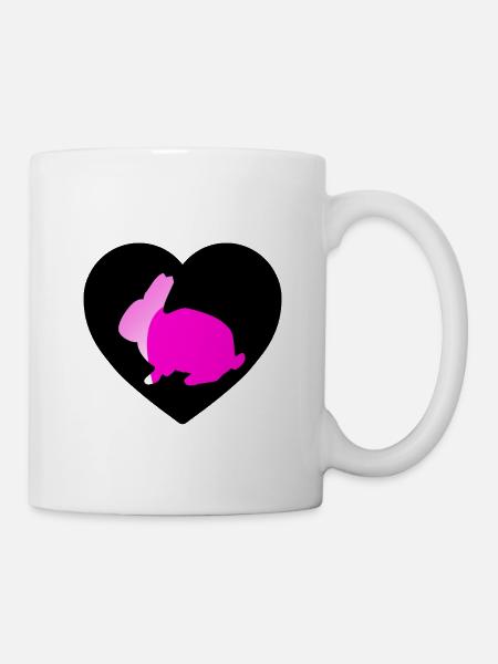 Kaninchen - Tasse - Weiß