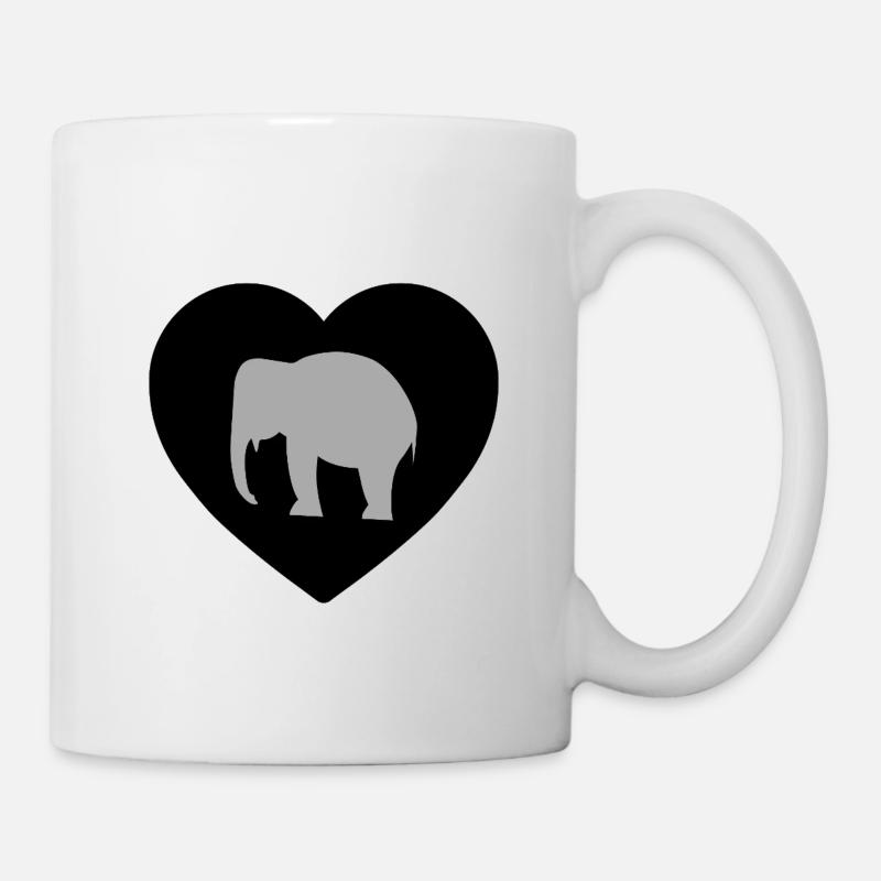 Elephant - Mug - white