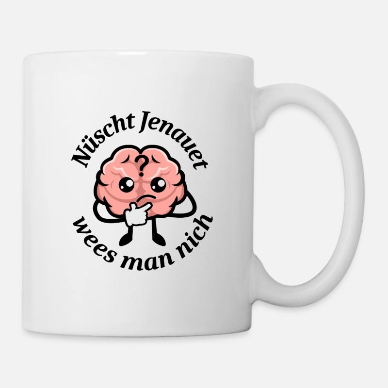 Berliner way of saying: Nothing is really certain - Mug - white