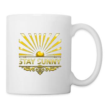 STAY SUNNY mit Verzierung - Tasse - Weiß - Rechts