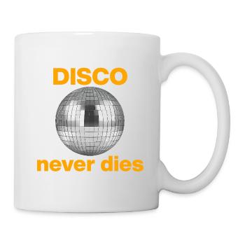 La disco ne meurt jamais : le pouvoir des paillettes ! Disco Ball - Mug blanc - blanc - Droite