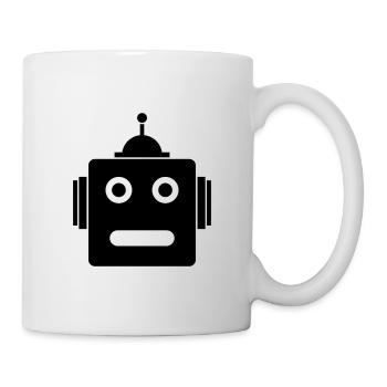 Robot head - Mug - white - Right