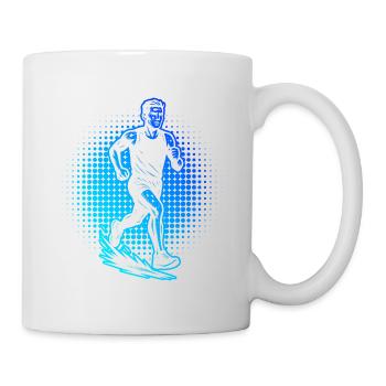 Idée simple de course à pied pour les compétitions - Mug blanc - blanc - Droite