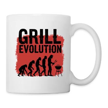 Grill Evolution : Drôle de Grill Master Dicton - Mug blanc - blanc - Droite