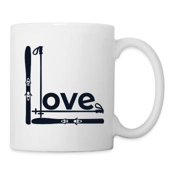 Winter Love Ski - Mug - white - Right