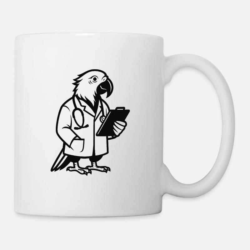 Doctor Parrot - Mug - white