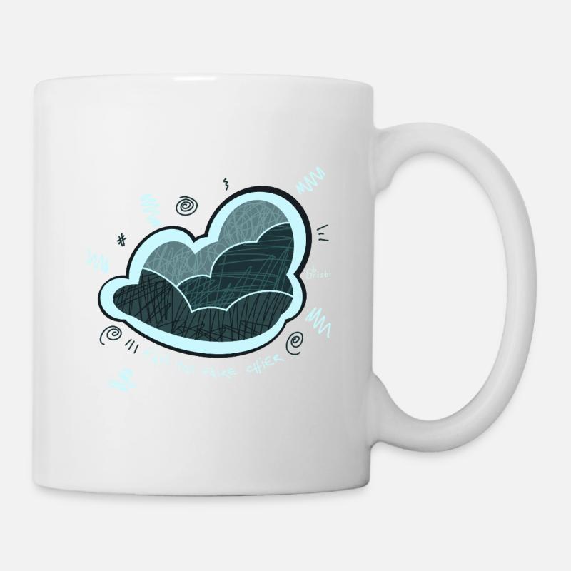 Cloud, Emotion, wütend - Tasse - Weiß