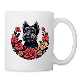 Terrier Rose Circle - Mug - white - Right