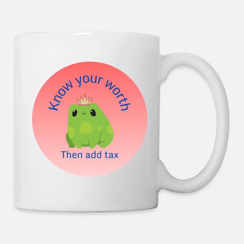 Know your worth - Mug blanc - blanc
