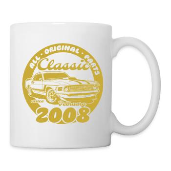 18th Birthday - Classic Musclecar 02/2008 - Mug - white - Right
