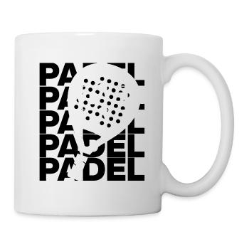 Padel Padel – Racket Love! Court King & Queen - Mug - white - Right