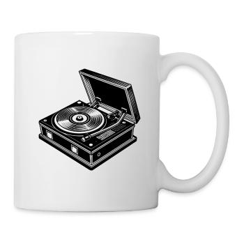 tourne-disque - Mug blanc - blanc - Droite