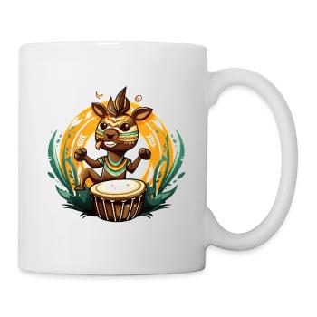 Héros Tambour Poulain tribal - Mug blanc - blanc - Droite