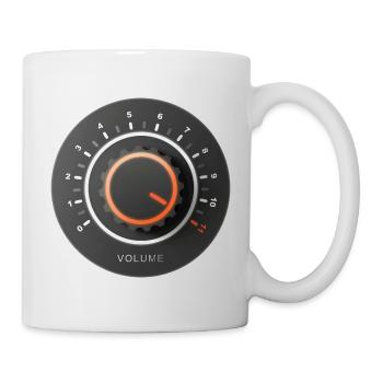 HIGH VOLUME 11 - sound & vision - Mug - white - Right