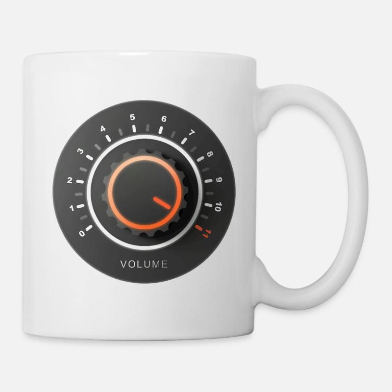 HIGH VOLUME 11 - sound & vision - Mug blanc - blanc