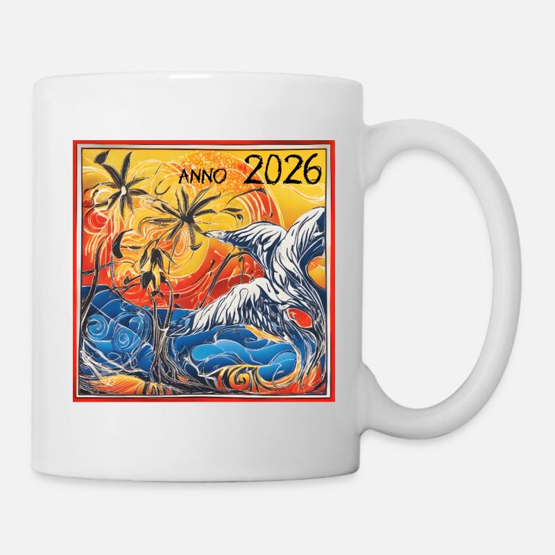 Coucher des tropiques 2026 - Mug blanc - blanc