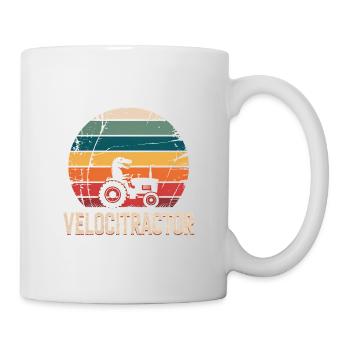 Velocitractor - Lustiges T-Shirt - Tasse - Weiß - Rechts