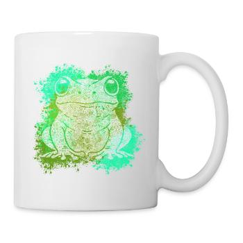 Zentangle Frog - Mug - white - Right