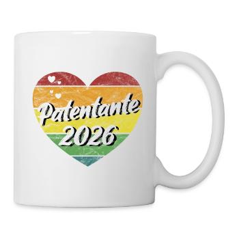 Patentante 2026 Taufpatin retro vintage - Tasse - Weiß - Rechts
