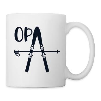 OPA SKIFAHREN SKI - Tasse - Weiß - Rechts