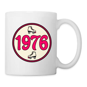 50th Birthday 1976 - Roller Skates - Mug - white - Right