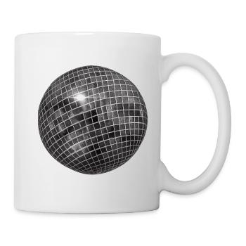 Geometric glitter sphere - Mug - white - Right