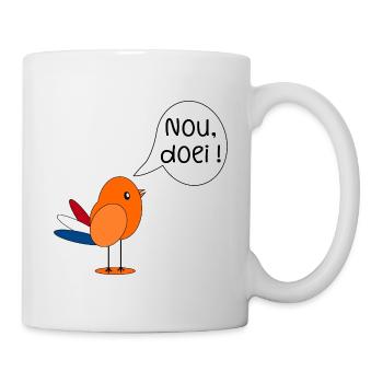 Eh bien, au revoir - Mug blanc - blanc - Droite