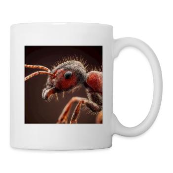 Ants Macro Realistic Wildlife Portrait - Mug - white - Right