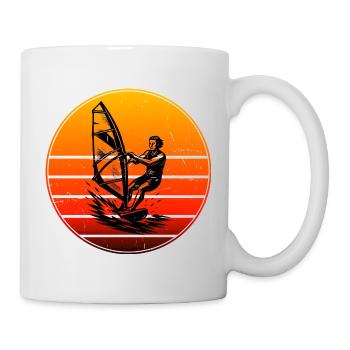 Minimalist Windsurfing Motif - Mug - white - Right