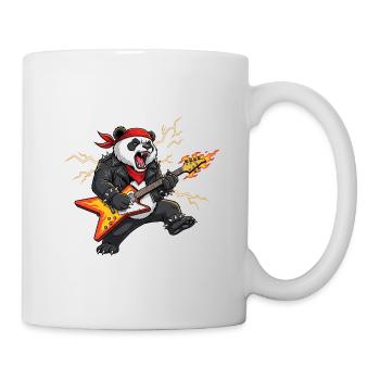 Panda Flame Guitar - Mug - white - Right