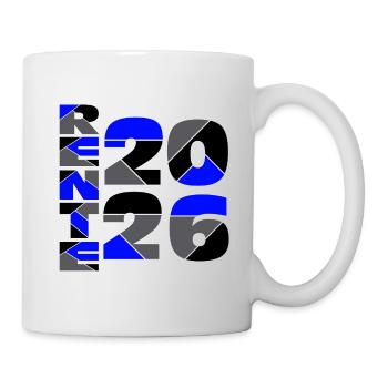 Rente Jahreszahlen 2026 - Tasse - Weiß - Rechts