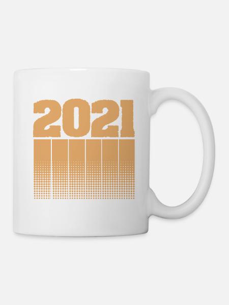 2021 2021 - Tasse - Weiß