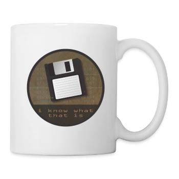 floppy disk - Mug - white - Right