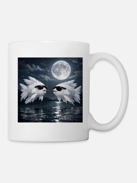 Feather Fish - Mug - white